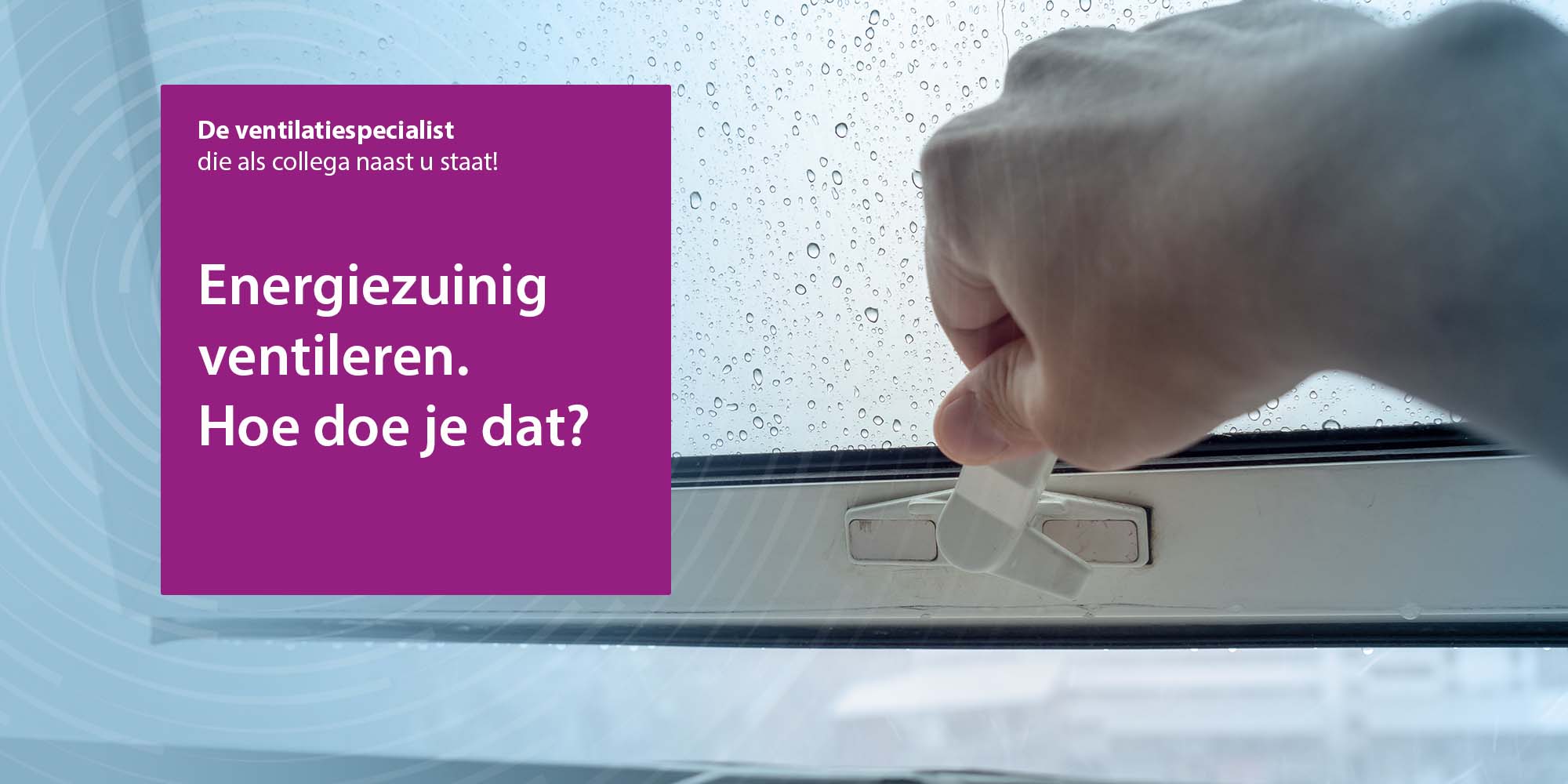 energiezuinig ventileren